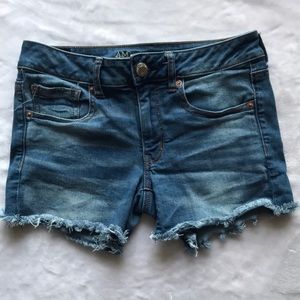 AE Midi Denim Shorts